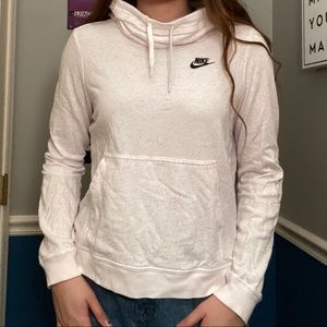 Pink Nike Cowl Neck Hoodie
